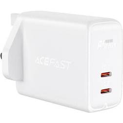 Acefast wall charger UK plug 2x USB Type [Levering: 6-14 dage]